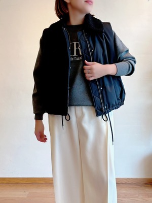 SACRA / PADDING H.COUNT TUSSAH SHORT GILET