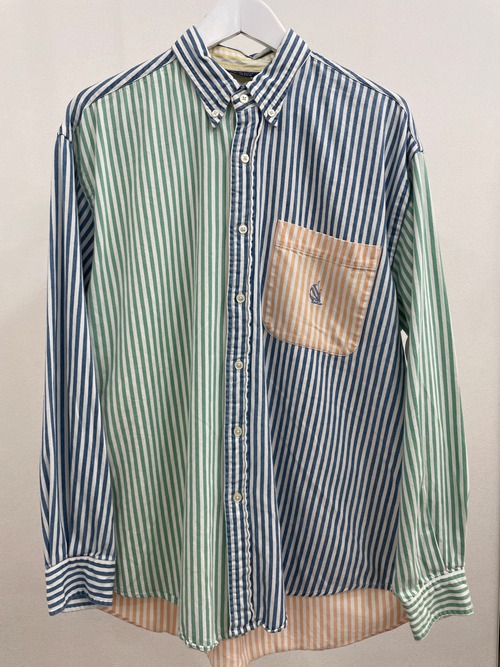 nautica crazy patterns long sleeve shirt