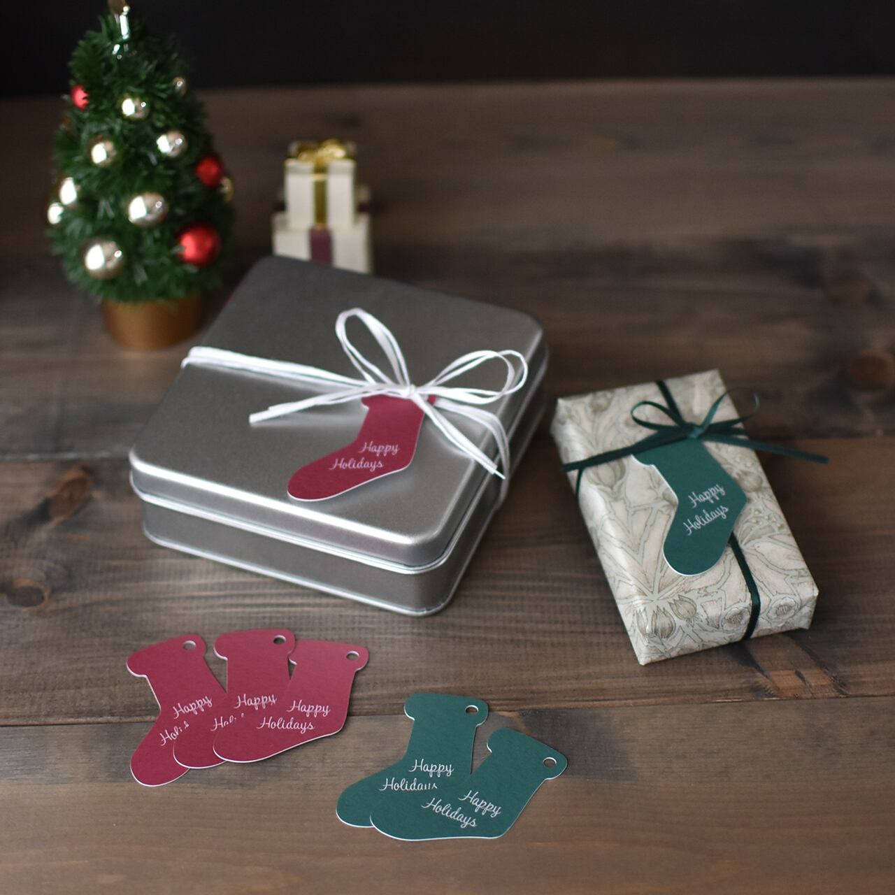 クリスマス　タグ　ギフト　ラッピング　プレゼント クリスマスタグ付きラッピング承っています | hushykke［ハシュケ］