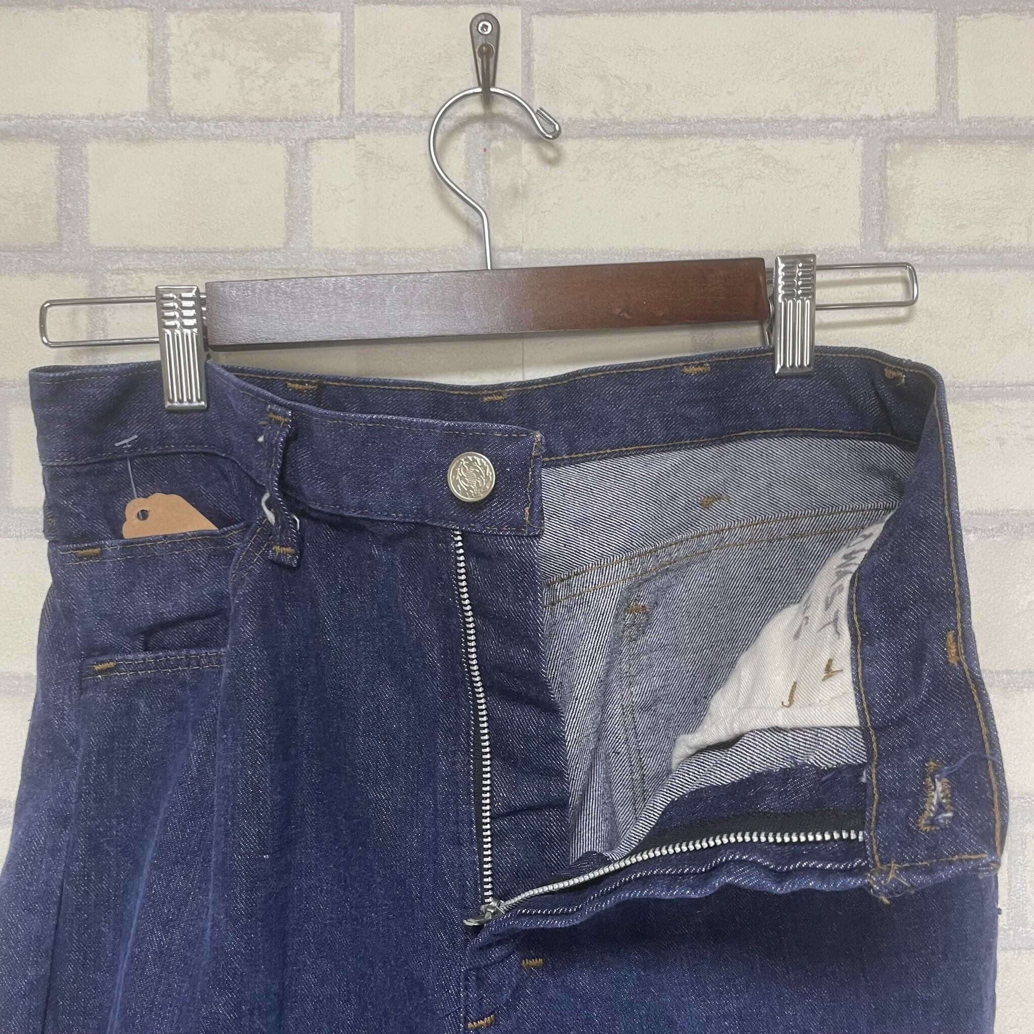 W30×L30#裾上げ済み】BVD デニムパンツ 革パッチ | 古着屋OLDGREEN