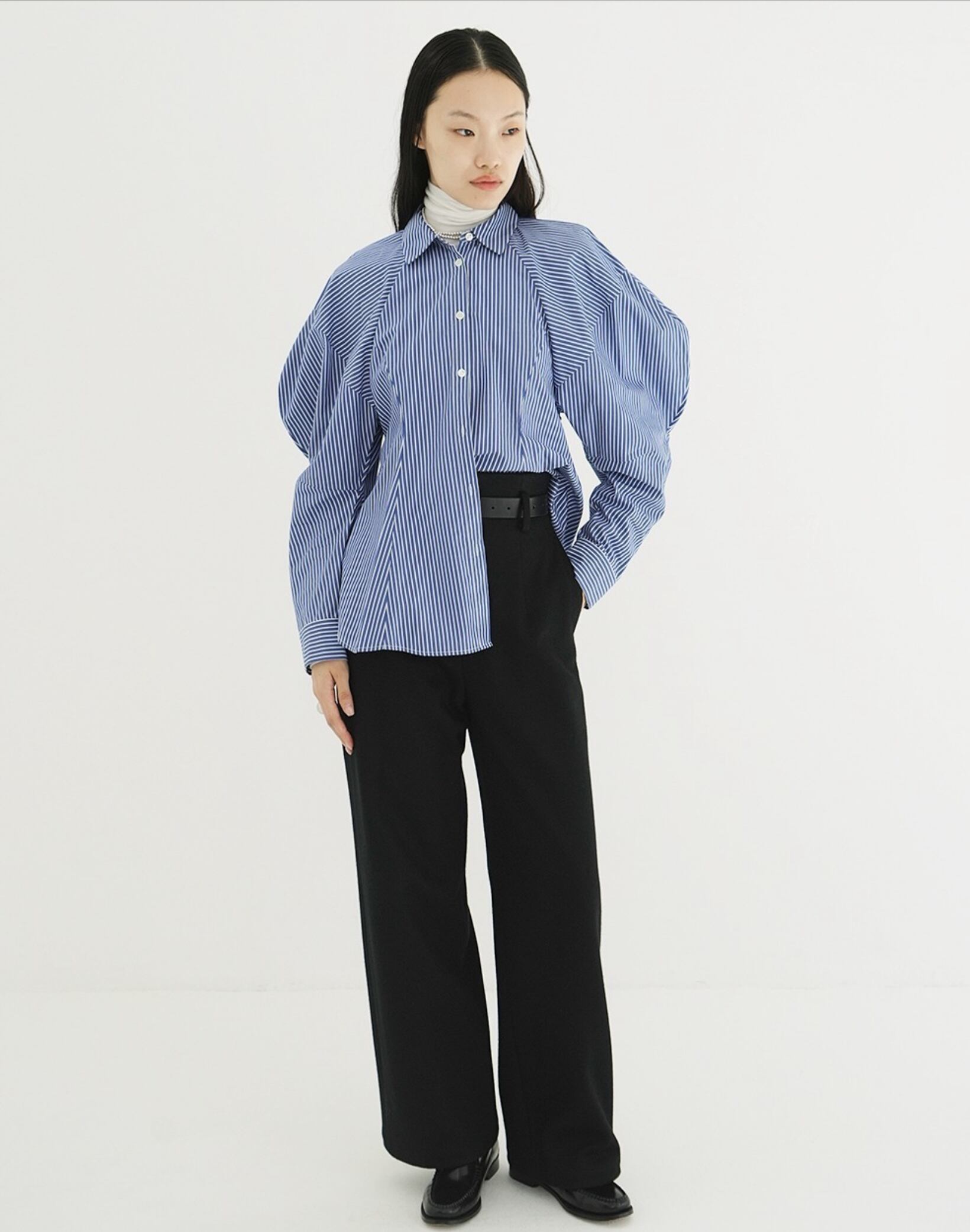 CLANE HIGH WAIST WIDE PANTS | FLICKA ASHIYA