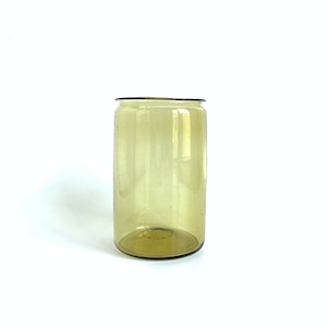 Yellow Glass Jar