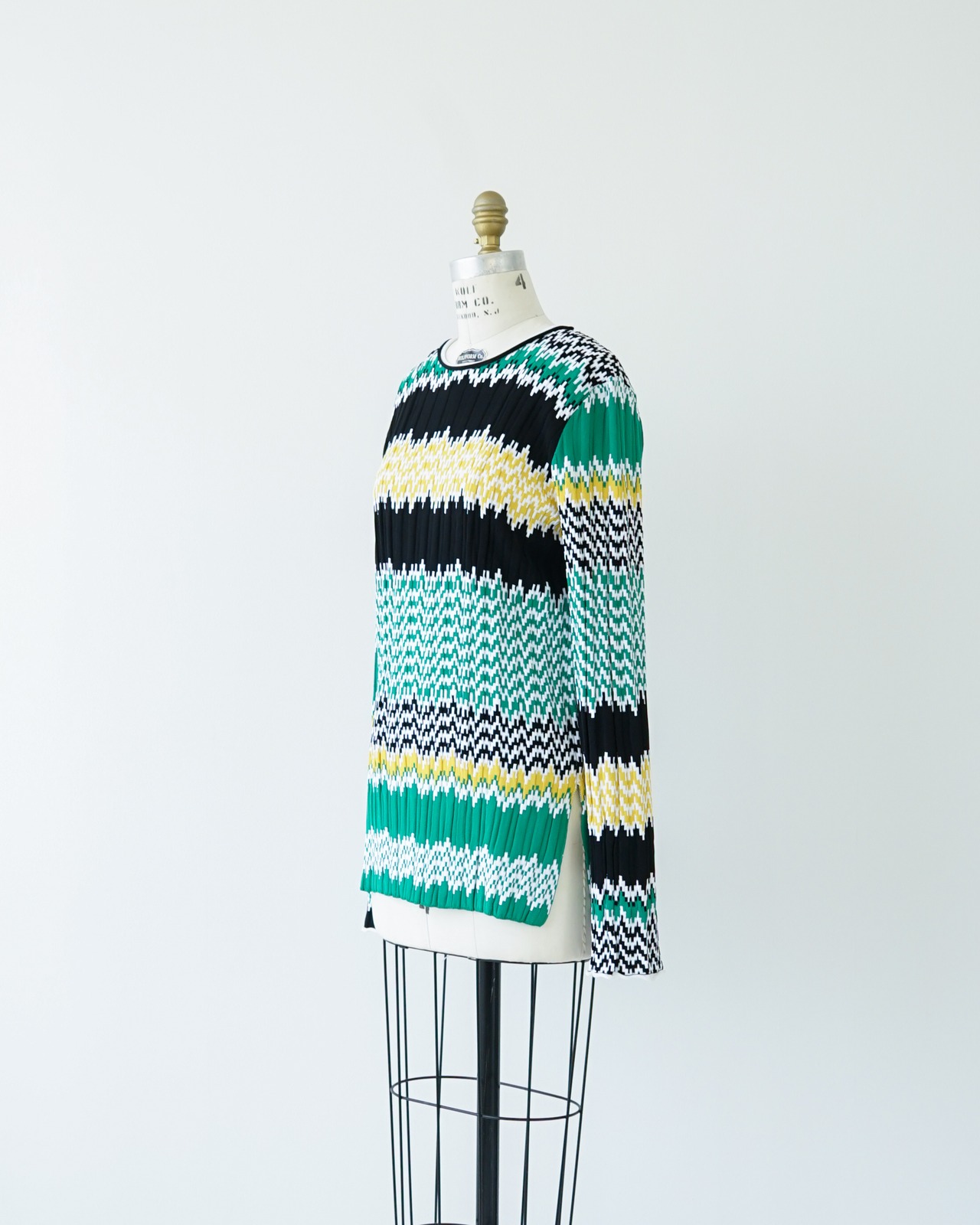 〈CÉLINE by phoebe philo〉Chevron Knit Sweater