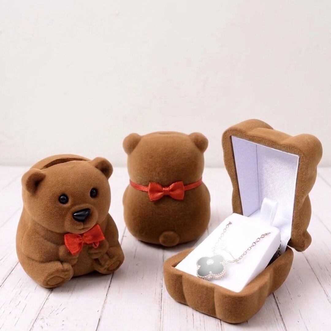 ジュエリーボックス くまさん Teddy bear jewelry box | gratia jewelry