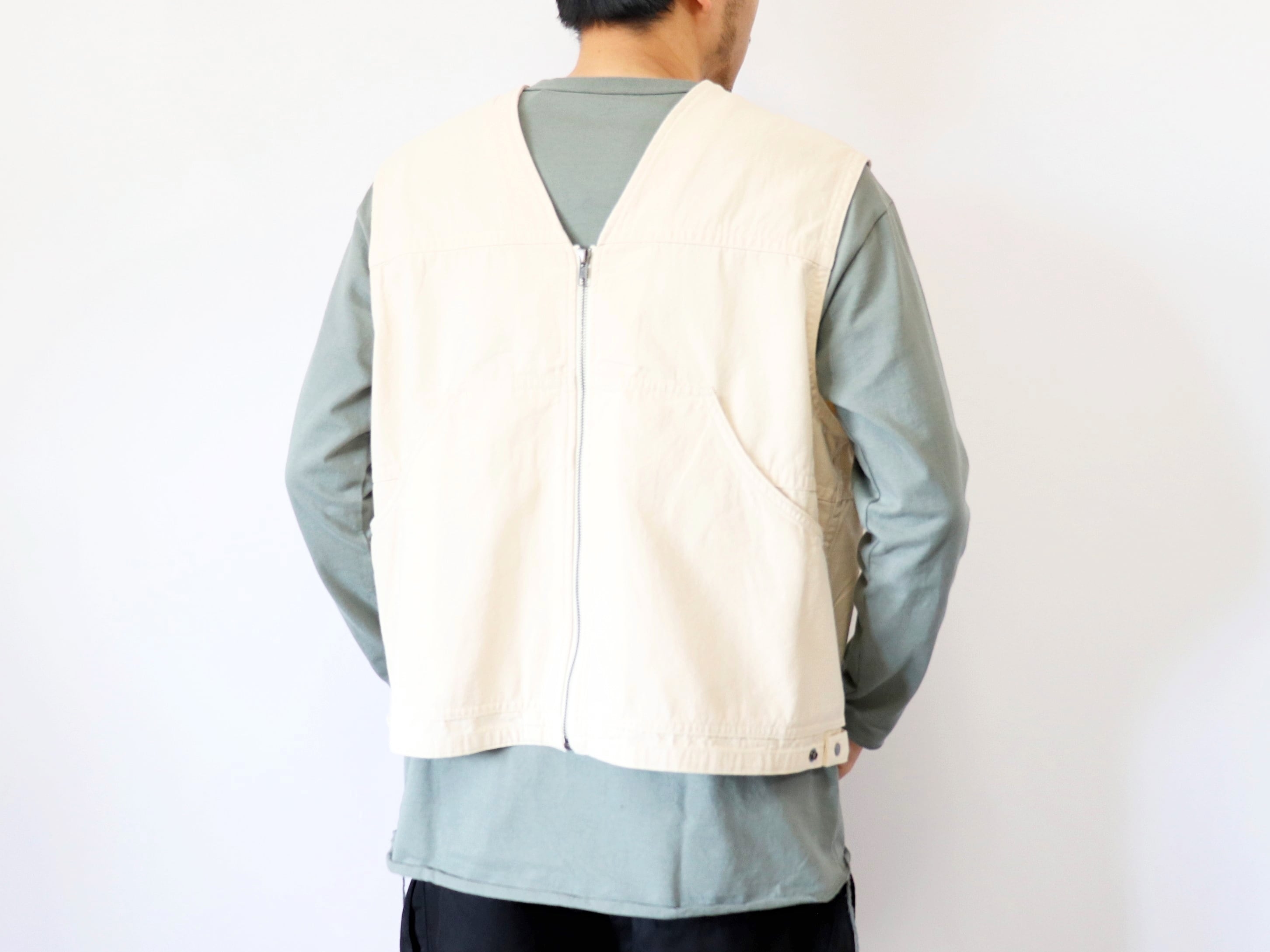 UNIVERSAL STYLE WEAR / UTILITY 2WAY VEST - NATURAL ユニバーサル