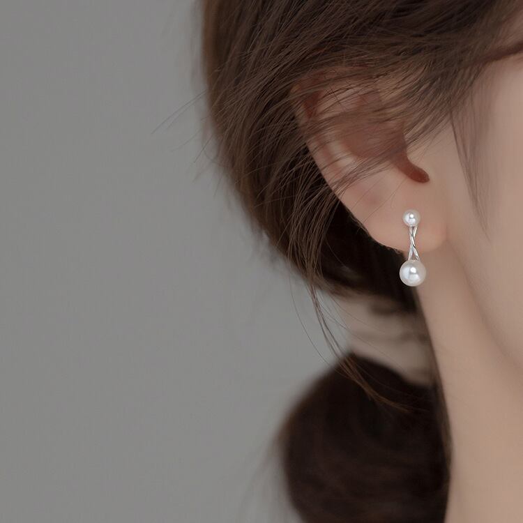 S925パールピアス Pierce