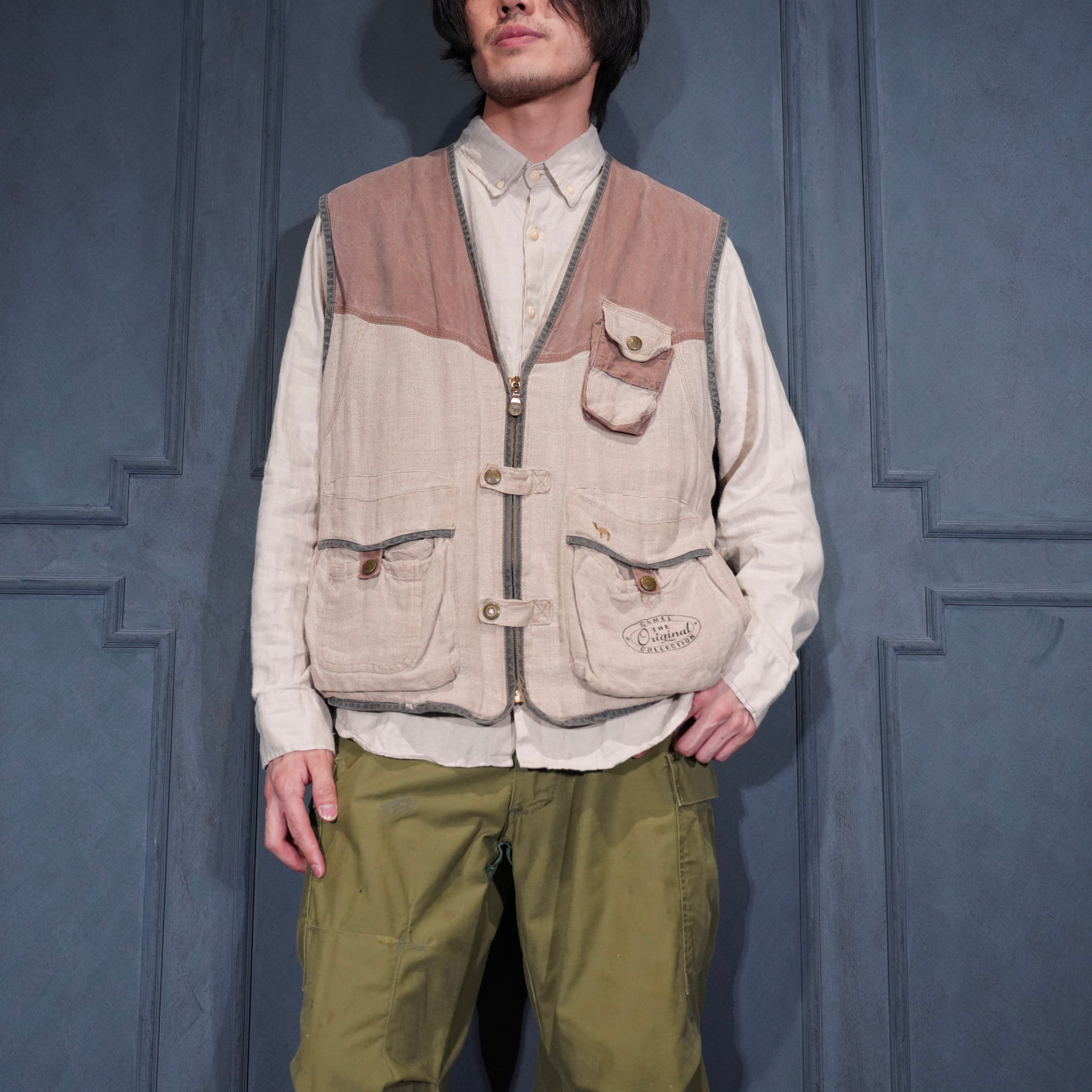 USA VINTAGE Cabela's MULTI POCKET DESIGN FISHING VEST/アメリカ古着