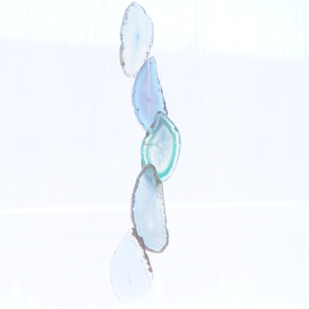 Ice Water - アゲートヒーリングチャイム / Agate Sun Catcher Wind Chime 134