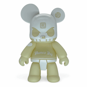 Mama's Boy Bear Qee - GID Green by Huck Gee