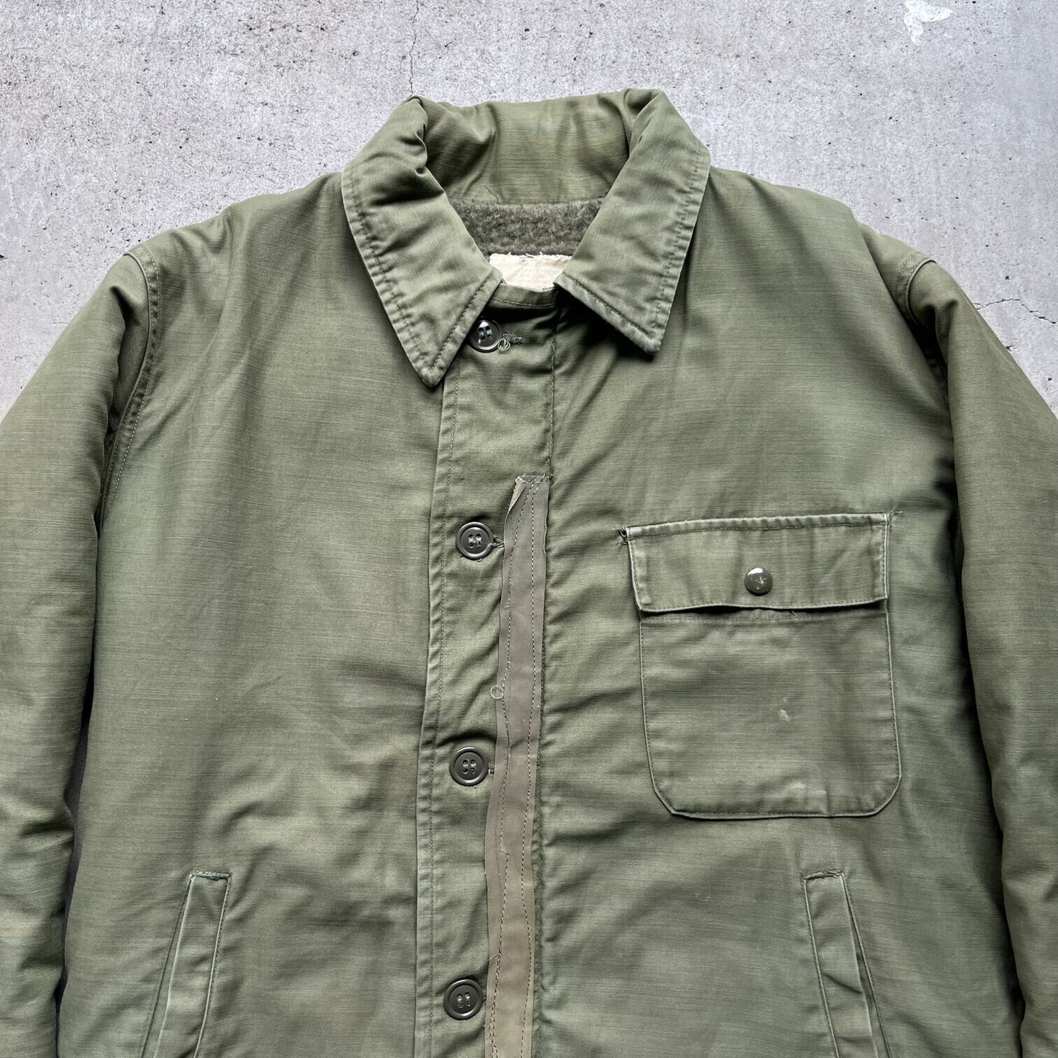 A-2 60s US NAVY デッキジャケット DECK JACKET 三角フラップ 最初期型 