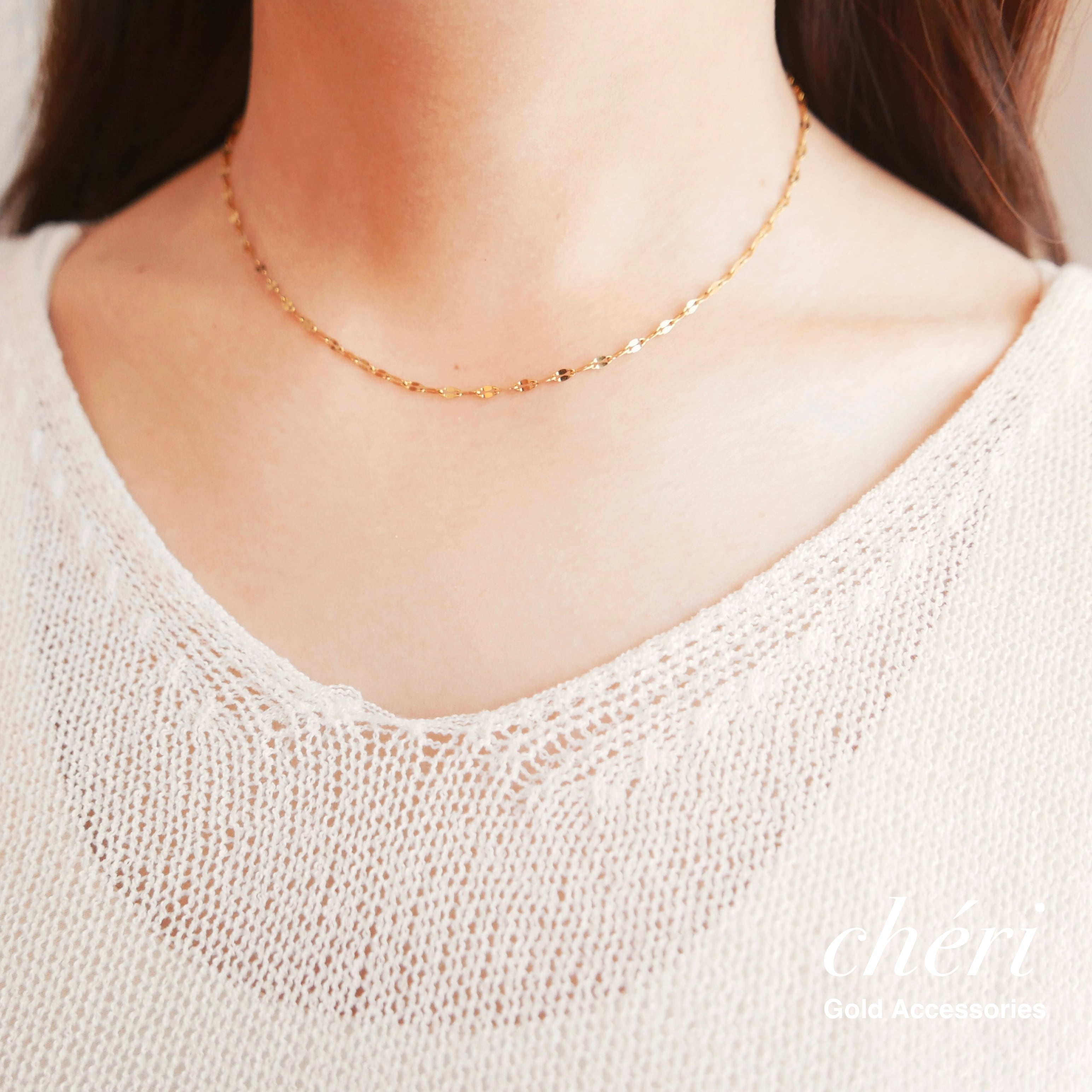 チェーンネックレス | cheri | ゴールドアクセサリー（ピアスとリング