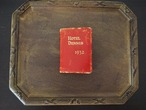 1932年のミニチュアスケジュール手帳(折れ、書き込みあり) 画像1