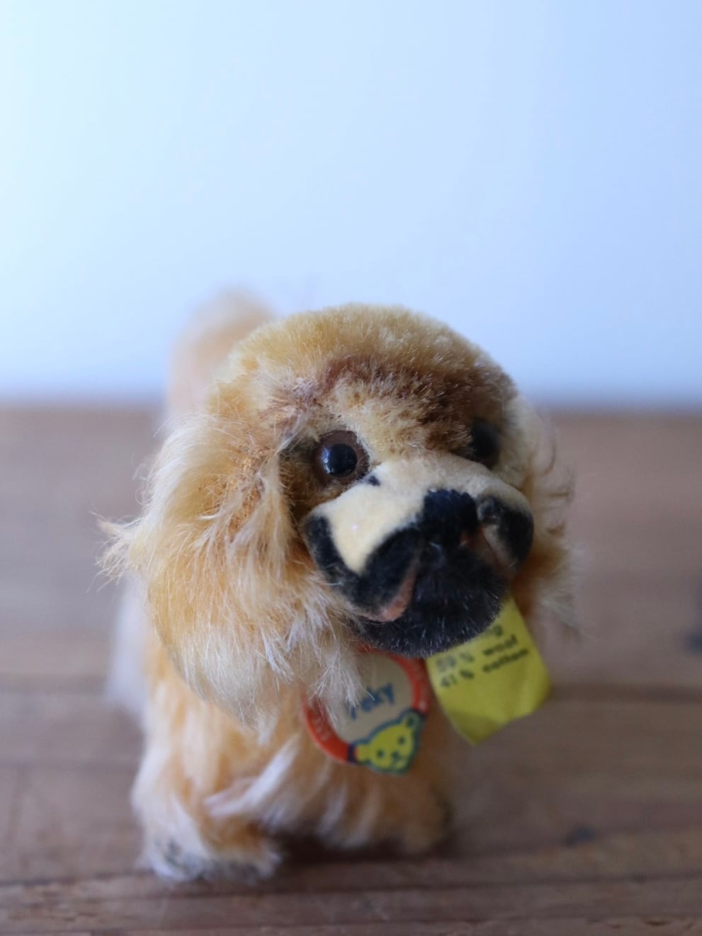 ヴィンテージ シュタイフ 犬 イヌ ペキニーズ Steiff Peky 8㎝ | ぷち