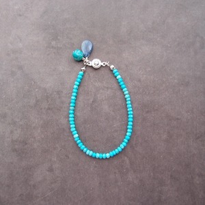 【RP／受注制作】Magnesite Turquoise Bracelet／マグネサイトターコイズ ブレスレット