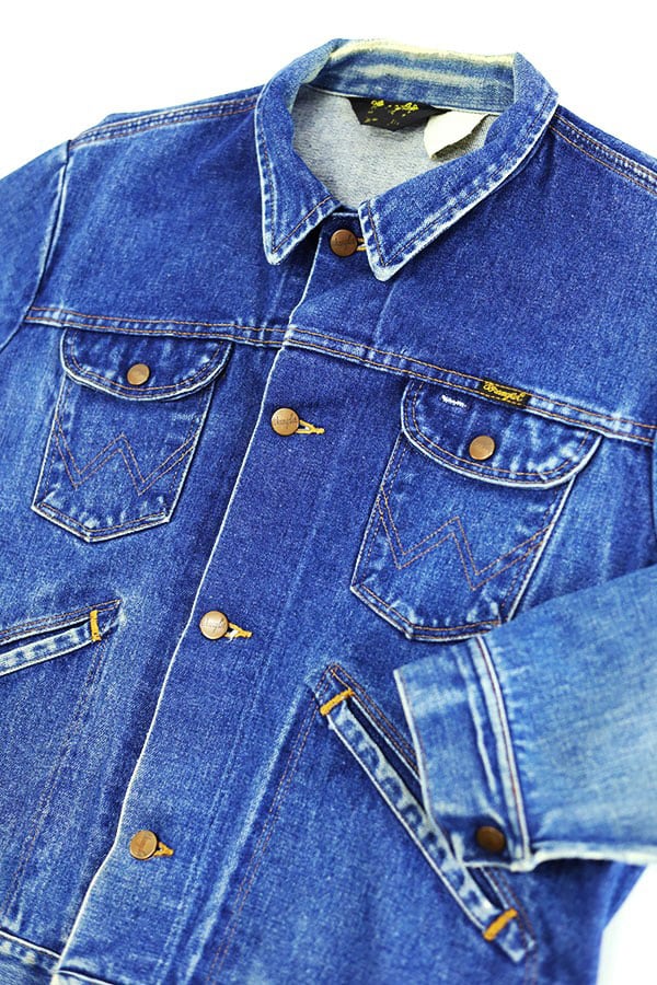 Used 80s USA Wrangler 124MJ Denim Jacket Size L 相当 古着 | ear