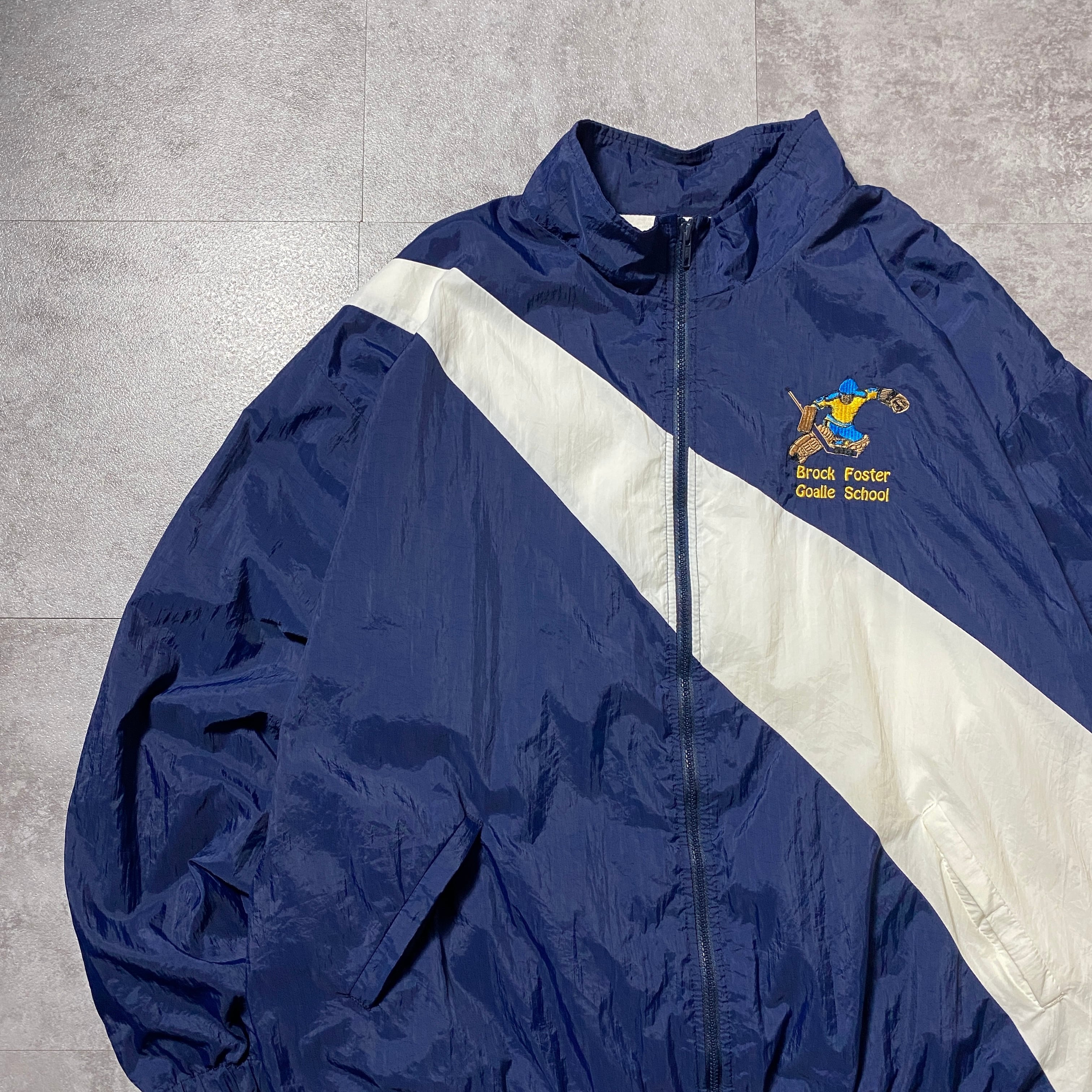 USA製】90's TURFER Brock Foster Goalie School ホッケー 刺繍チーム