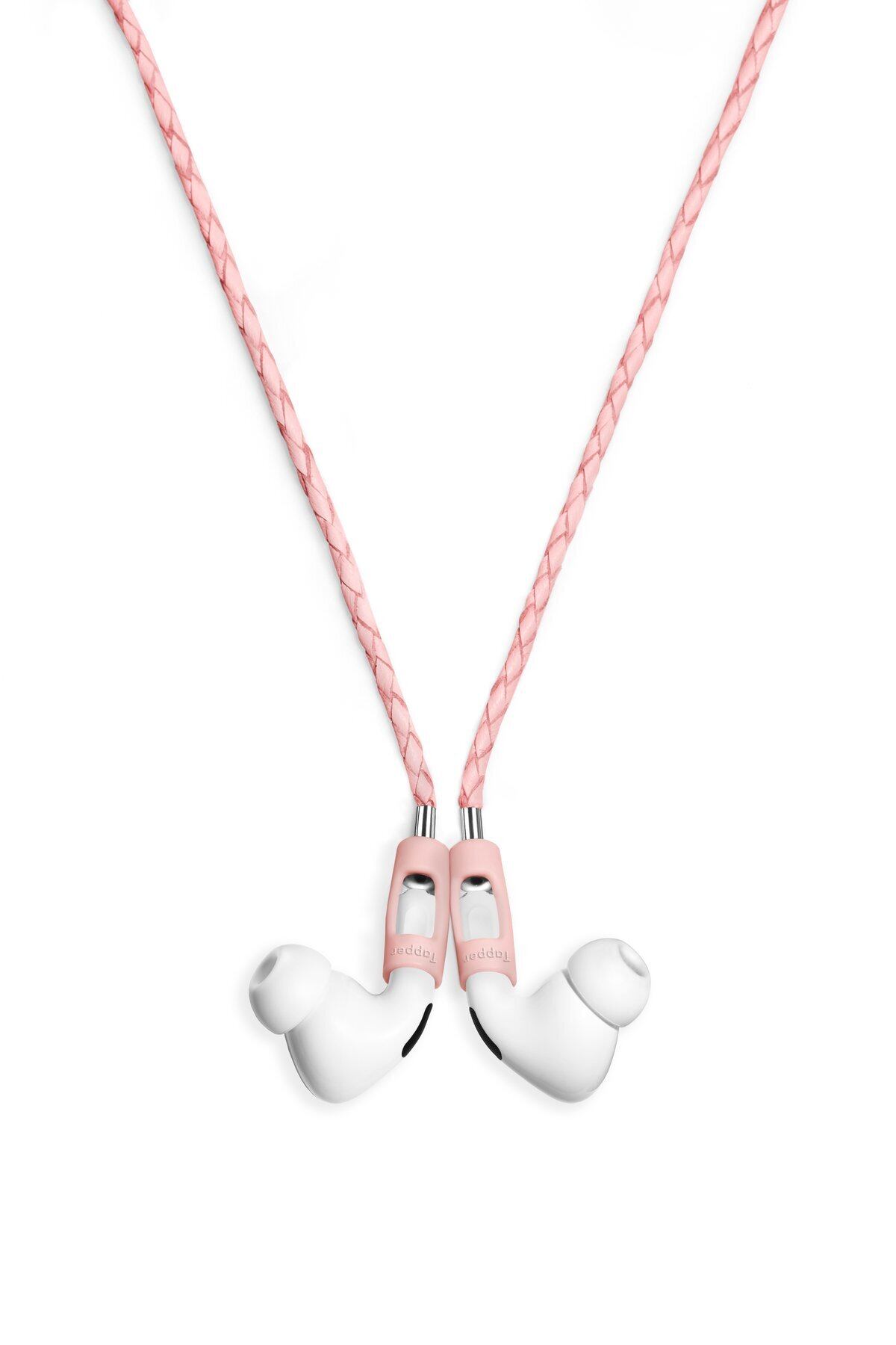 【TAPPER】Powder Pink Lamb Leather / Stainless Steel【タッパー/アクセサリー/AirPods】