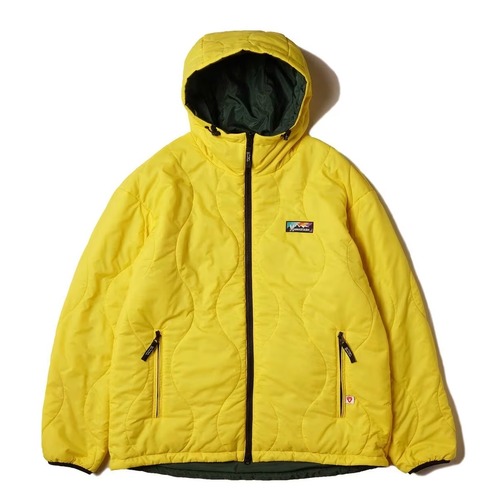 Y2K Reversible Hoodie'23　Yellow / D.Green