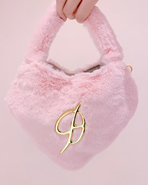 Heart Fur Hand-Bag
