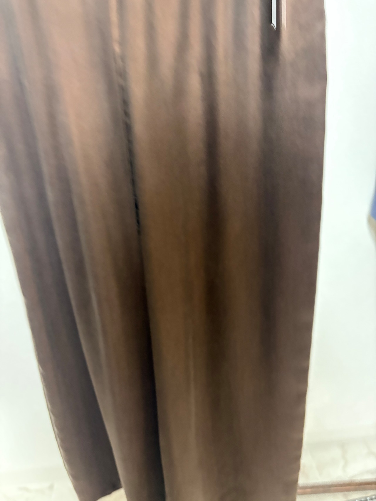 ピーチスキンキュプラパンツ 40 ブラウン