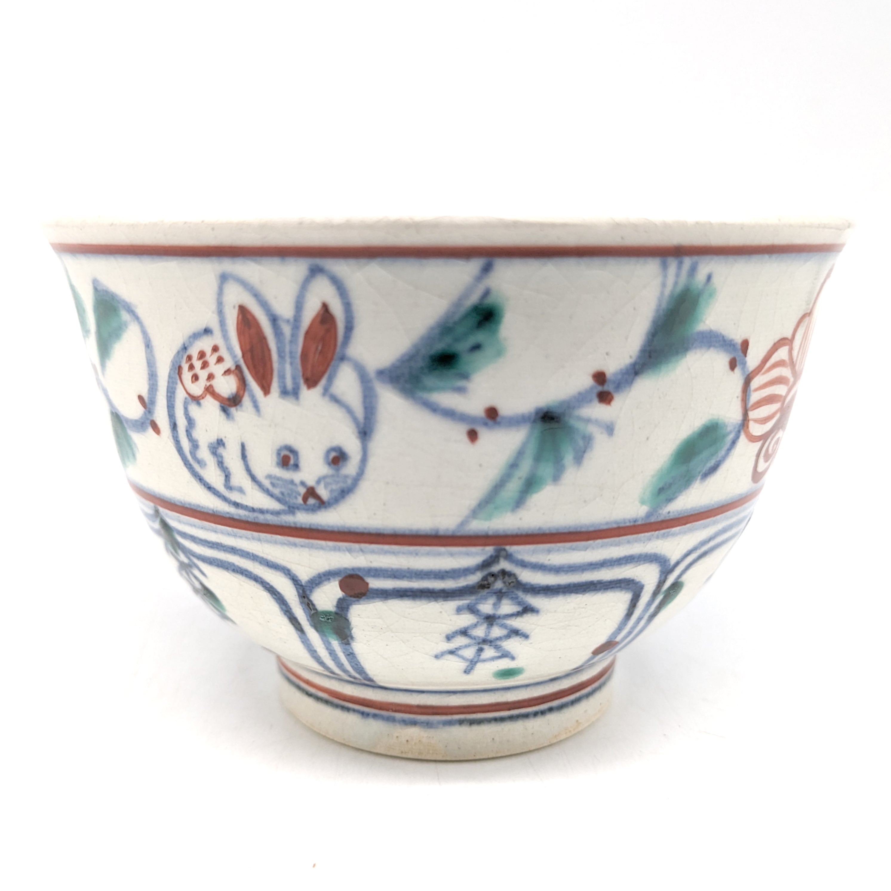 楽山窯・高麗茶碗・抹茶碗・紅安南・No.230730-11・梱包サイズ60