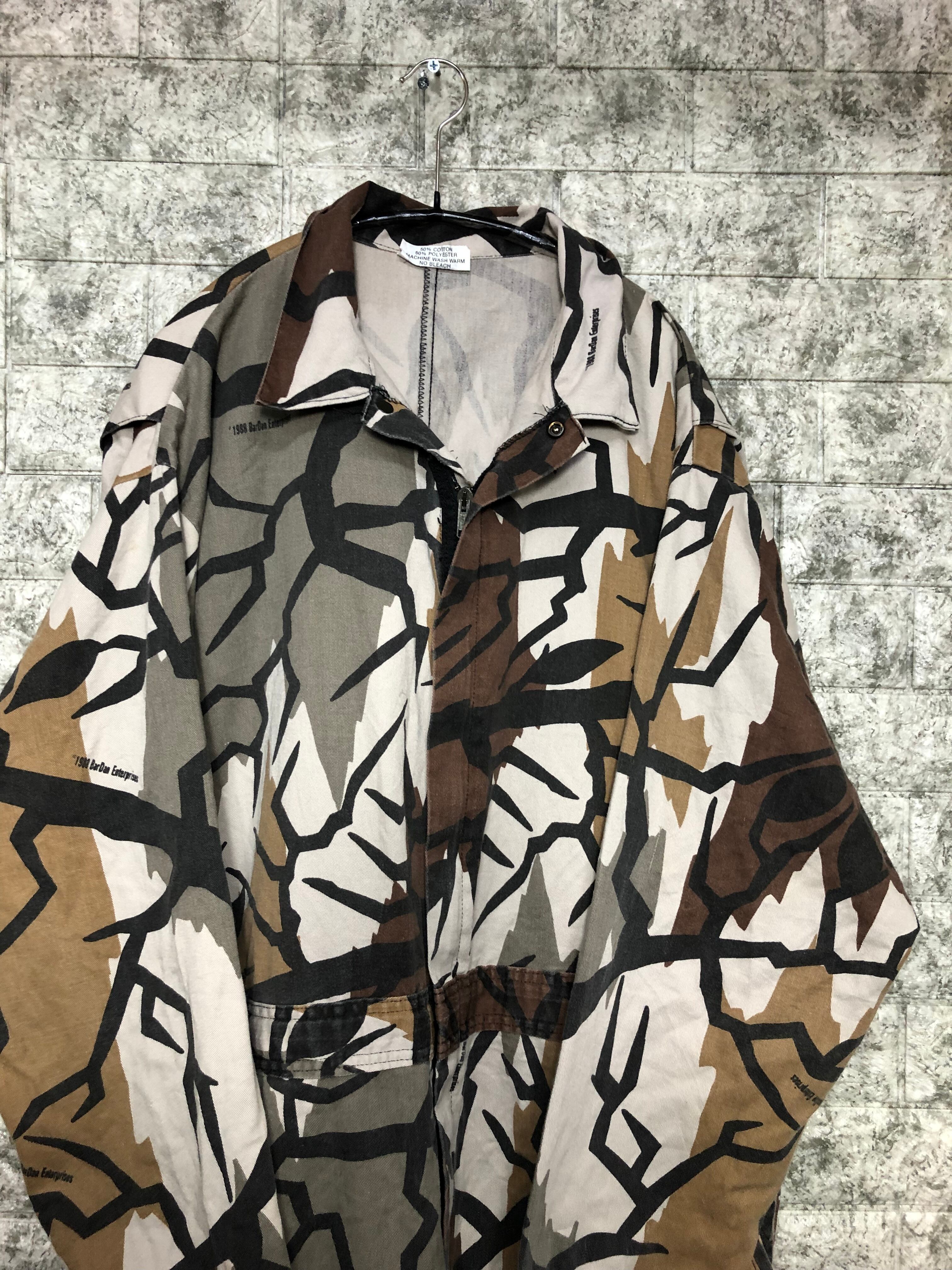 80s USA製 PREDATOR CAMO プレデターカモ 迷彩 つなぎ-