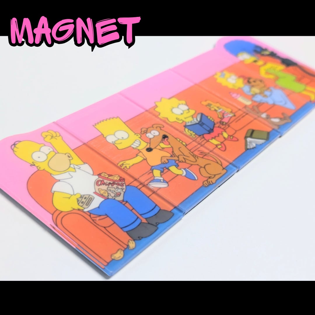 【 The Simpsons（ ザ シンプソンズ ）】マグネット Family on the sofa / シンプソンズファミリー〚アメリカン雑貨 アメトイ〛