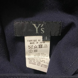 Y’s navy drawstring wide pants