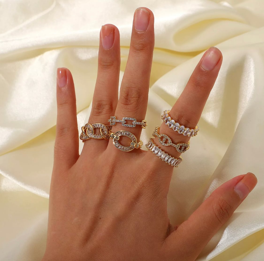 18kアンカー指輪 - アクセサリー