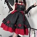 ゴスロリ♡薔薇とリボンの病みかわワンピ　wanpi11
