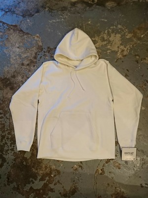 WASEW "TOUGH BRAIDED HOODED SWEAT SHIRTS" White Color