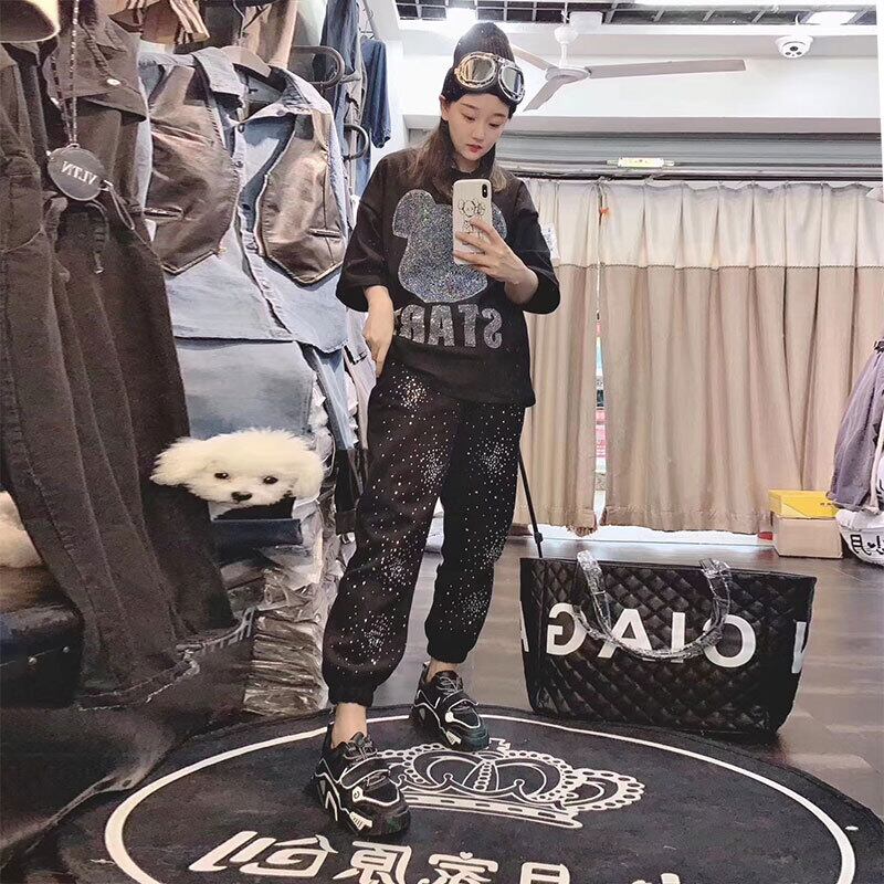 パンツ ウィンターラウンドネックスリムTシャツ 大きめサイズ 冬物 Oネック ミックスインファッション40388228577