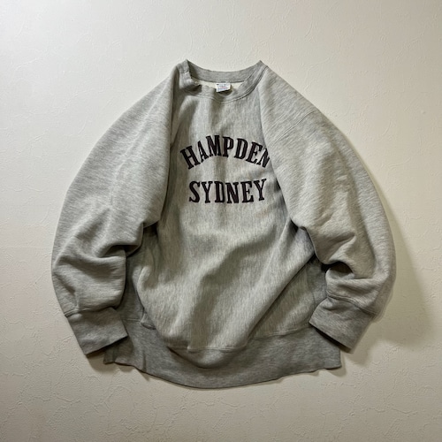 80s USA champion REVERSE WEAVE　カレッジプリント　スウェット　トレーナー　チャンピオン　リバースウィーブ　霜降りグレー　XL 古着