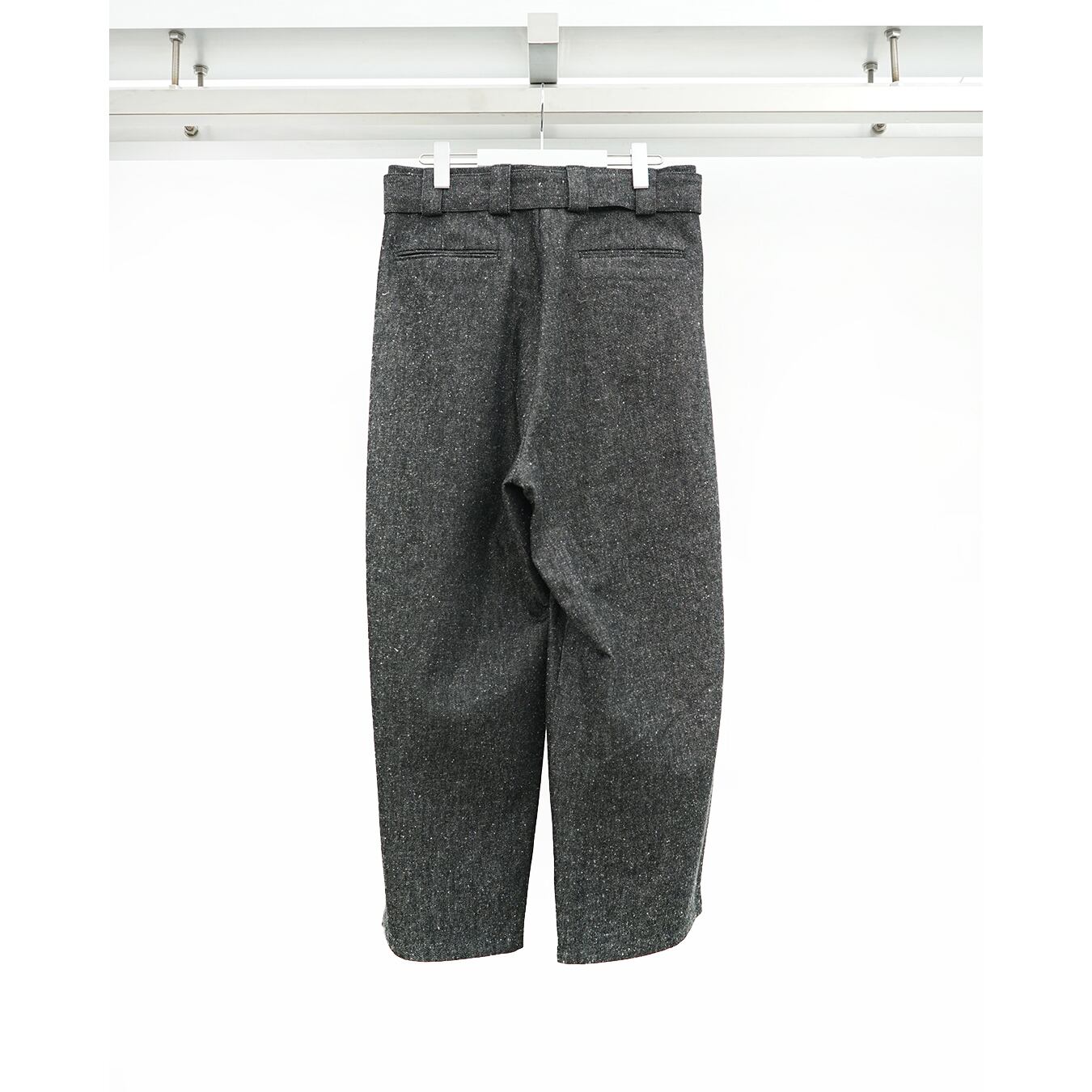 Blanc YM] (ブランワイエム) BL-25S-SDWP Silk Denim Wide Pants