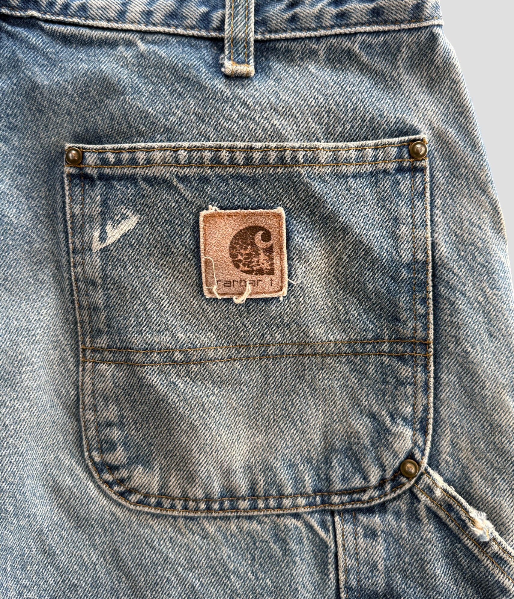 【Carhartt】カーハート double knee 34×30 古着 Carhartt- Vintage 34×30 Double Knee Denim Pants | BEGGARS