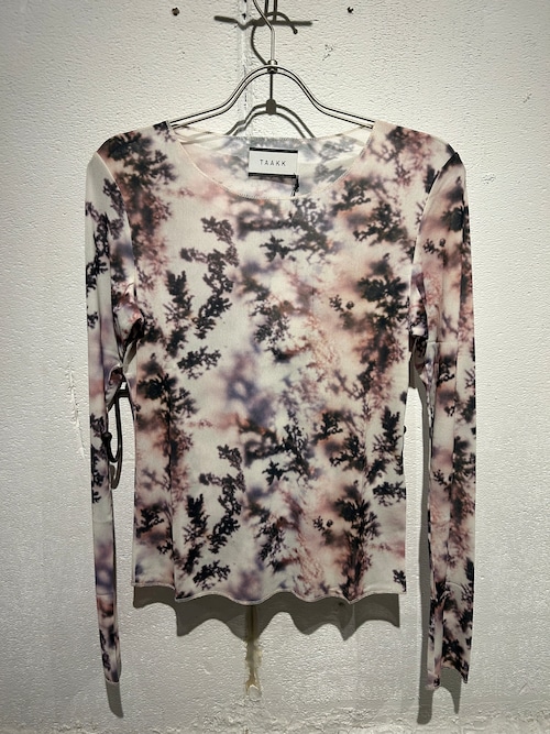 TAAKK  tulle print l/s tee