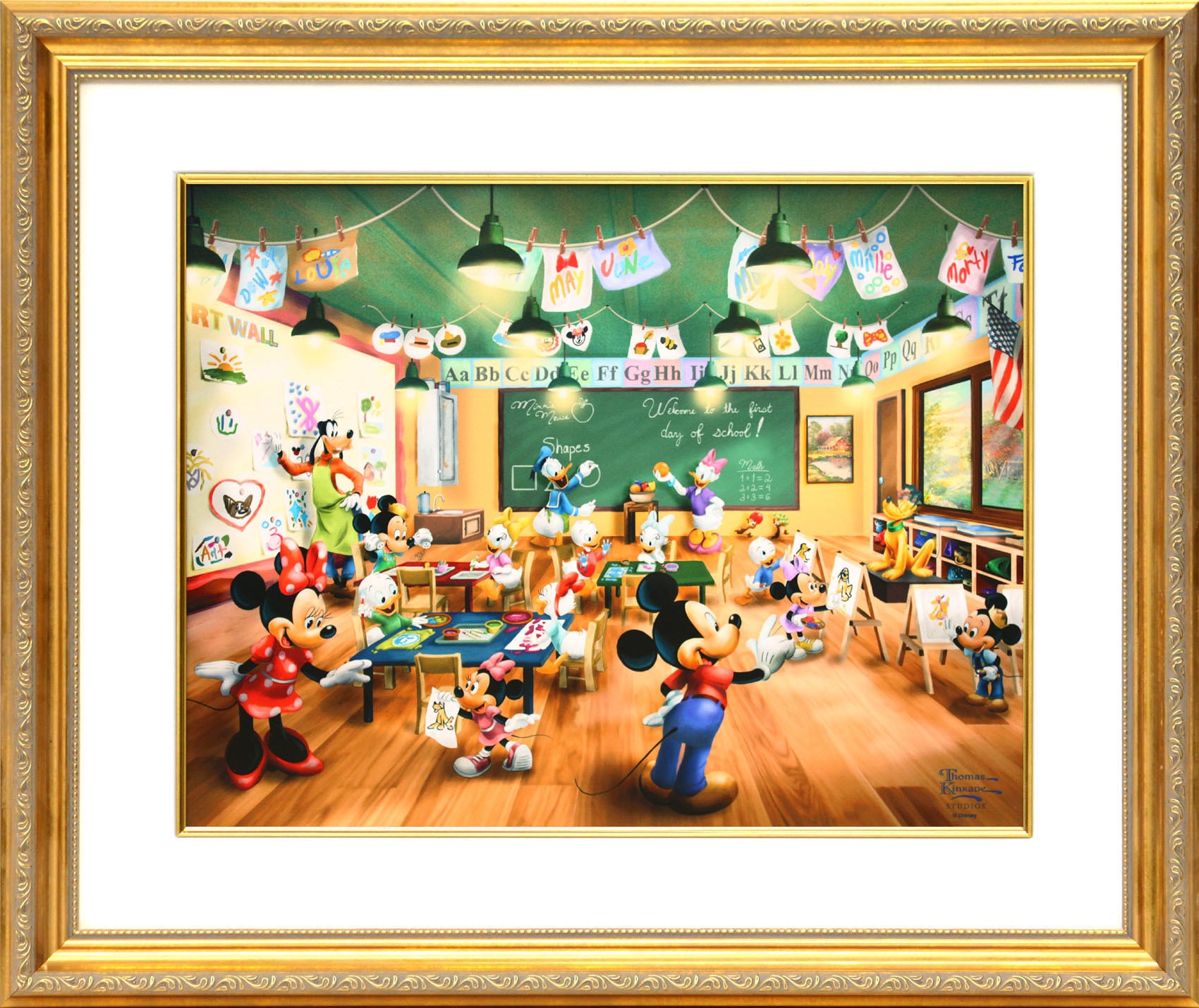 DISNEY ディズニー グーフィー 絵描き 陶器 置物 ディズニー Disney グーフィー 陶器 置物 - メルカリ