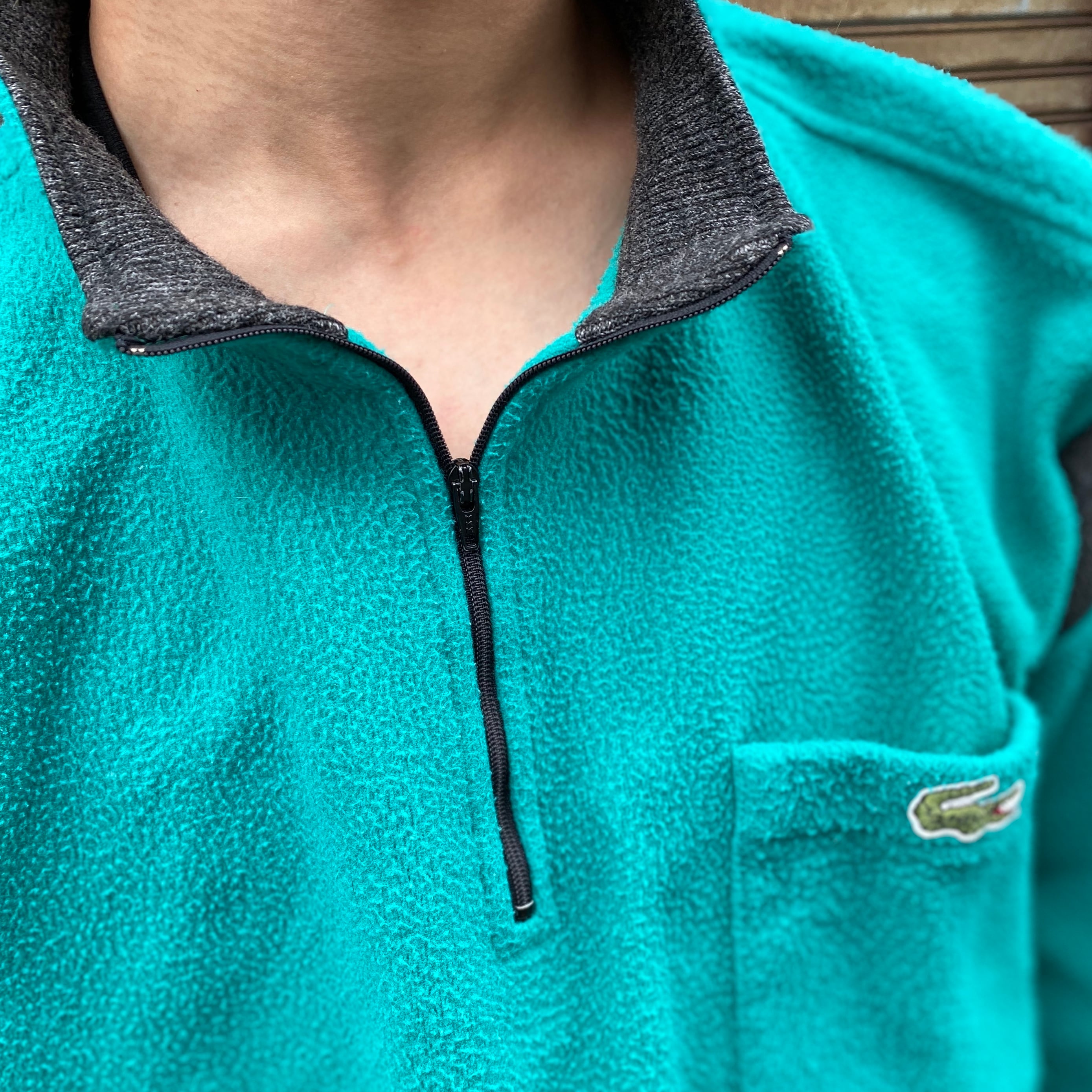 80年代 ビンテージ CHEMISE LACOSTE フレンチラコステ フリースプル