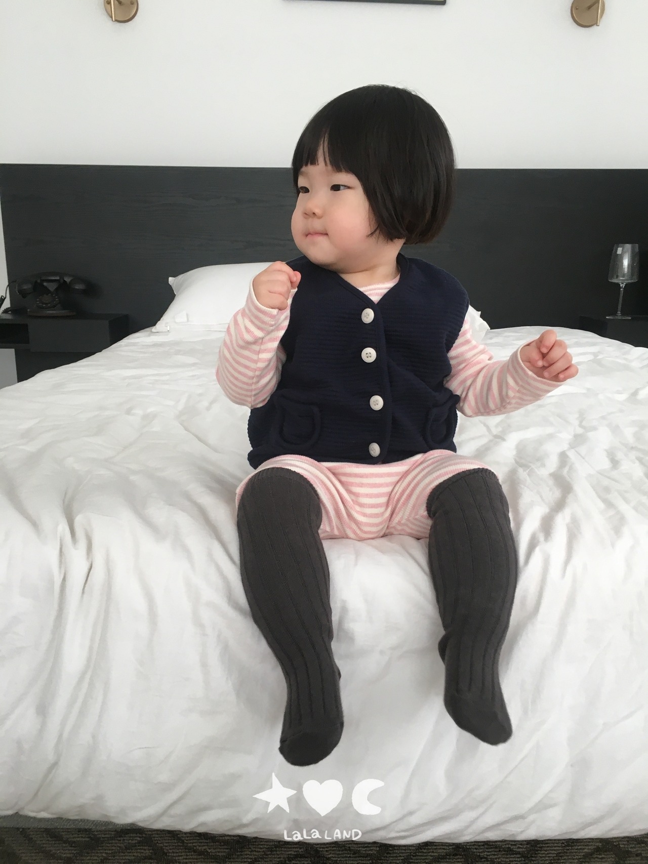 韓国子供服 / LALALAND / 26Autumn / ベベ クッション ベスト / 秋服 / ベビー *6M~18M*