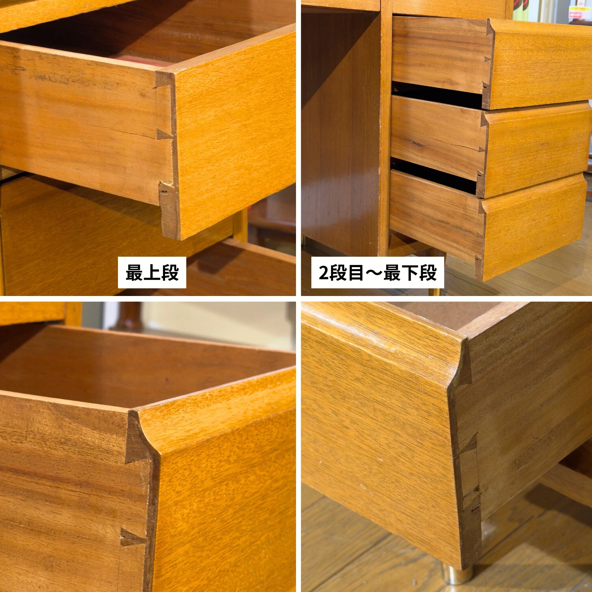 VINTAGE】Japanese Mid-Century One-Pedestal Desk / ジャパン