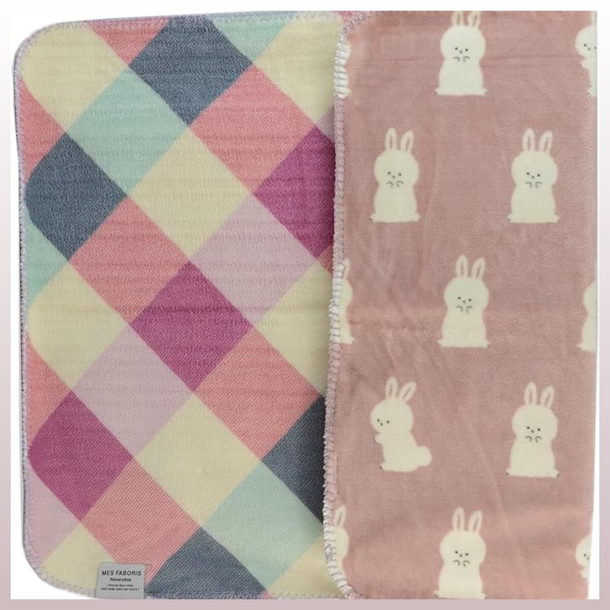 フレンズヒル カマッテミア リバーシブルブランケット うさぎ