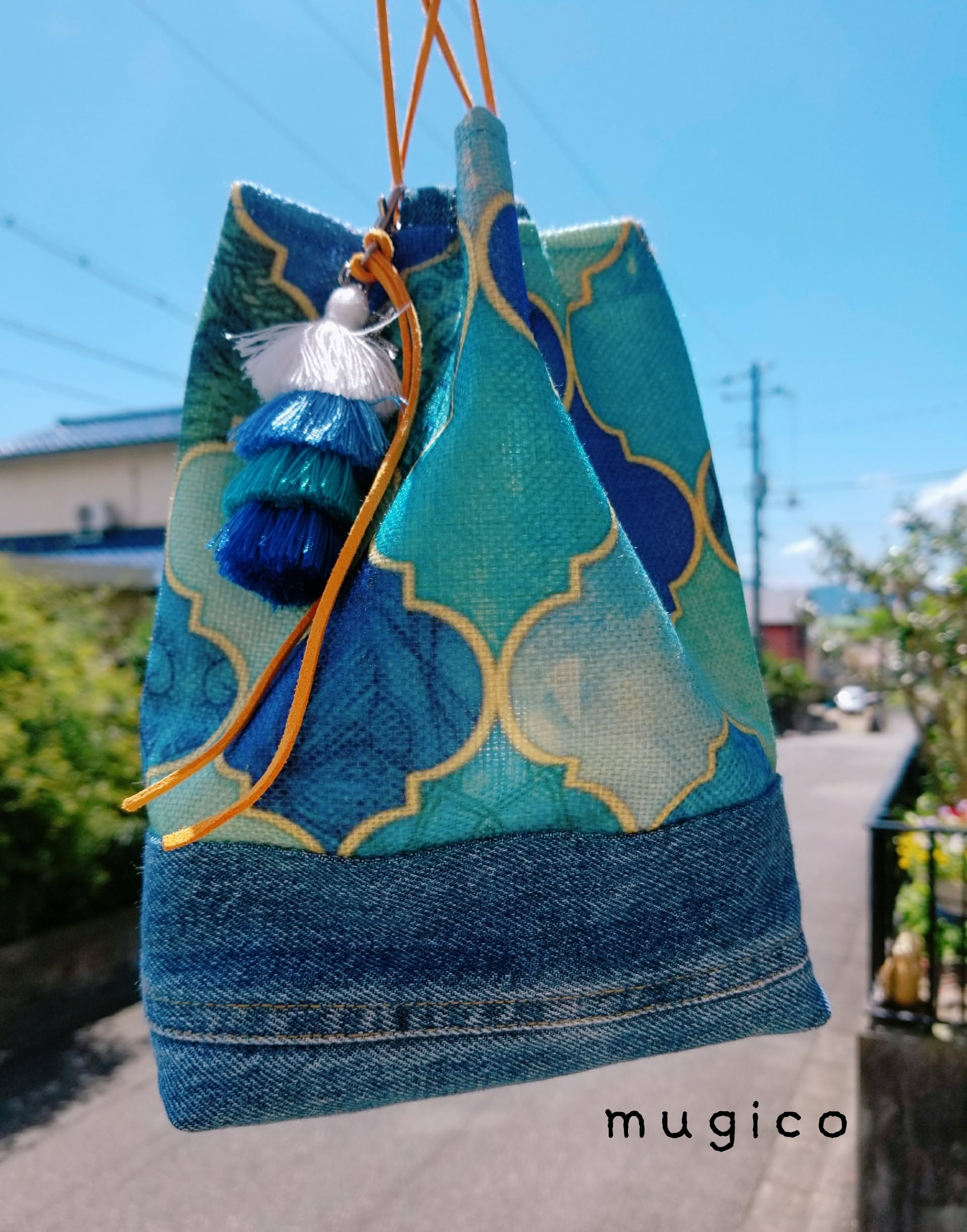 モロッカン柄 生地 1m フルサイズ | mugico handmade