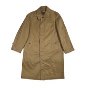 80s J.PRESS ジェイプレス 裏地チェック ステンカラーコート 170-93-77 /ベージュ系 メンズ ビンテージ