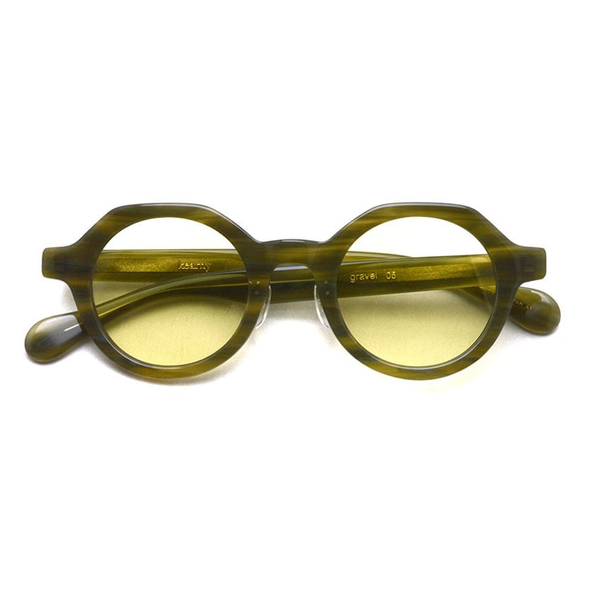 kearny カーニー / gravel-5 sun / green stone - green tea lenses 