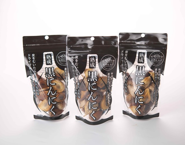比内ヒルズ　熟成黒にんにく（100ｇ）3個セット 画像