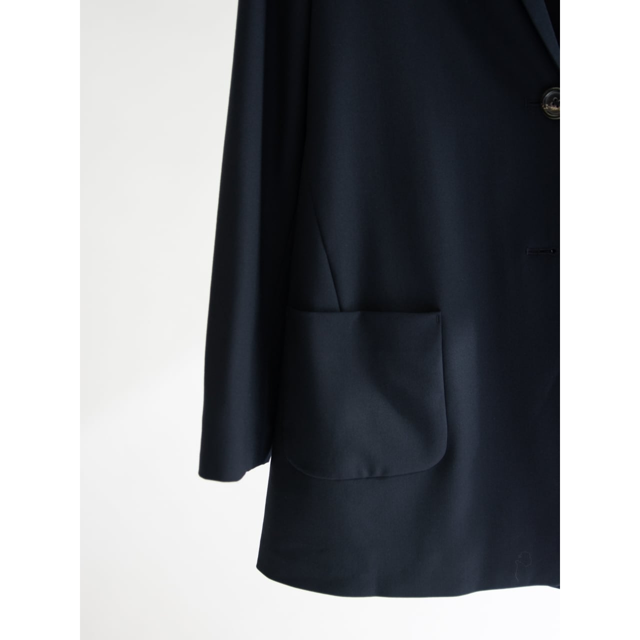 JIL SANDER】Made in Germany Wool-Elastane Stretch Single Jacket