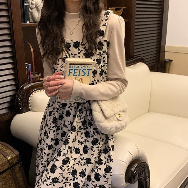 レイヤード風ワンピース