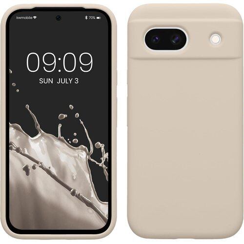 kwmobile スマホケース Google Pixel 8a対応 ケース - TPU リキッド シリコン カバー - 耐衝撃 傷防止 サラサラ Case 65