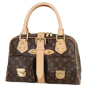 Used LOUIS VUITTON ルイヴィトン マンハッタンGM モノグラム ハンドバッグ トートバッグ 美品