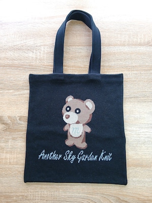 【KEIICHILO】くまの子マックちゃんA4サイズ対応トートBAG　ブラック